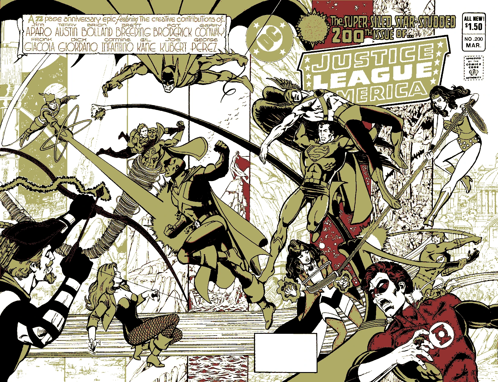 Justice League of America Gold Edition